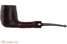 Brebbia Lido Black 100 Tobacco Pipe - Billiard Rustic