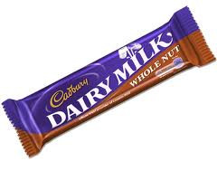 Cadburys Dairy Milk Whole nut Chocolate bar 