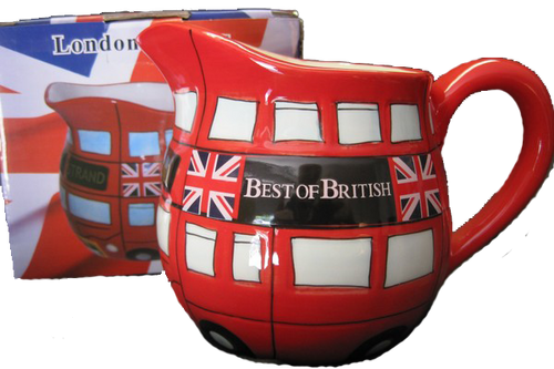 London bus milk jug
