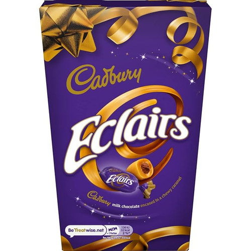 Cadbury Milk Chocolate Eclairs Carton