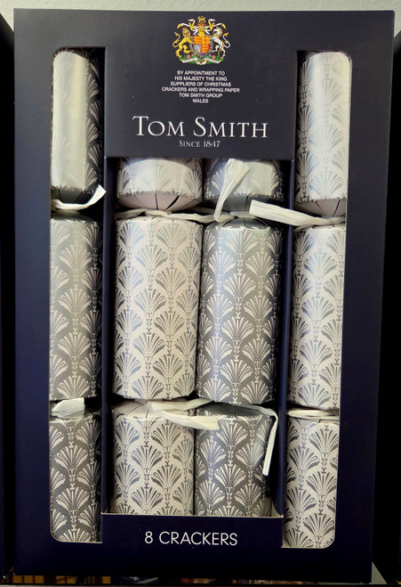 Tom Smith Premium luxury Traditional Family Silver Crackers