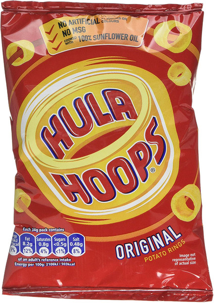 Hula Hoops Original Potato Rings 34 g
