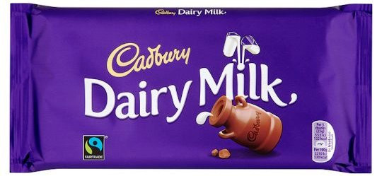 Cadburys Dairy Milk Chocolate bar
