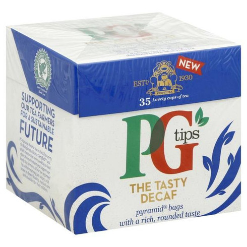 PG Tips decaffeinated Tea Bags 35s