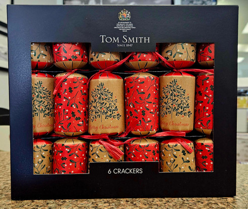 Tom Smith Sliver Luxury Tree Crackers 6pk