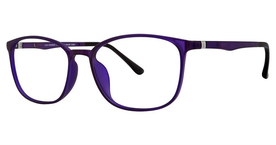 Vivid Ultem 2028 Matte Purple Silver | Vivid Eyewear | ULTEM