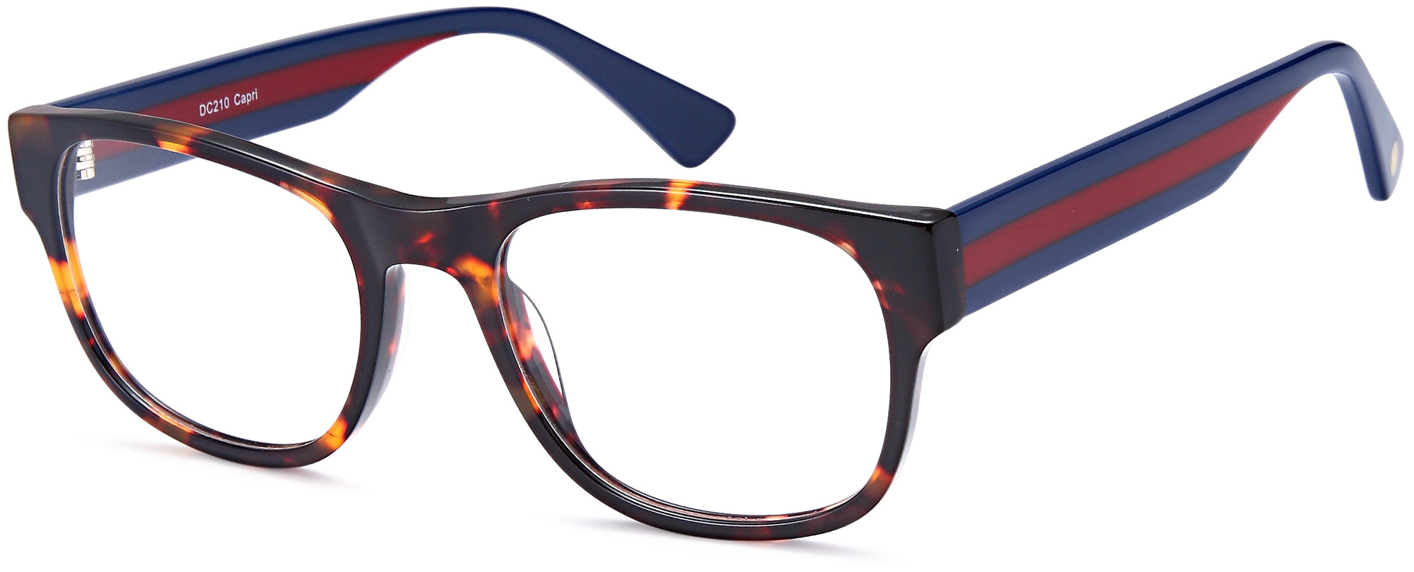 Di Caprio 210 Tortoise Blue Red