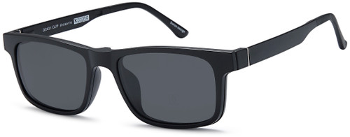 Di Caprio 401 Black with Clip-on Shades