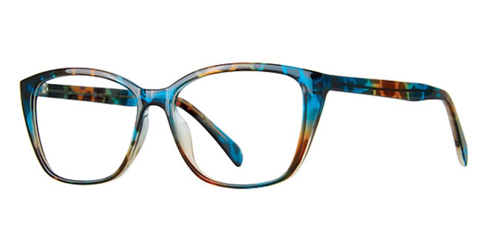 Vivid SOHO 1064 Teal Flower | Vivid Eyewear | Metro Frames at