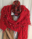 Red Linen #10 SOLD OUT
Shawl can be worn in different ways
