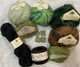 Greens/Choc/Black - 17 balls + Buttons