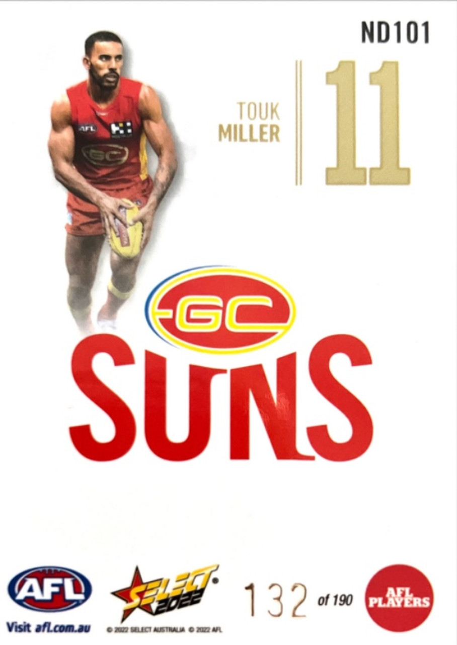 Touk Miller – Gold Coast – 2023 – Footy Stars – Milestone – – Fastbreak  Cards & Collectables