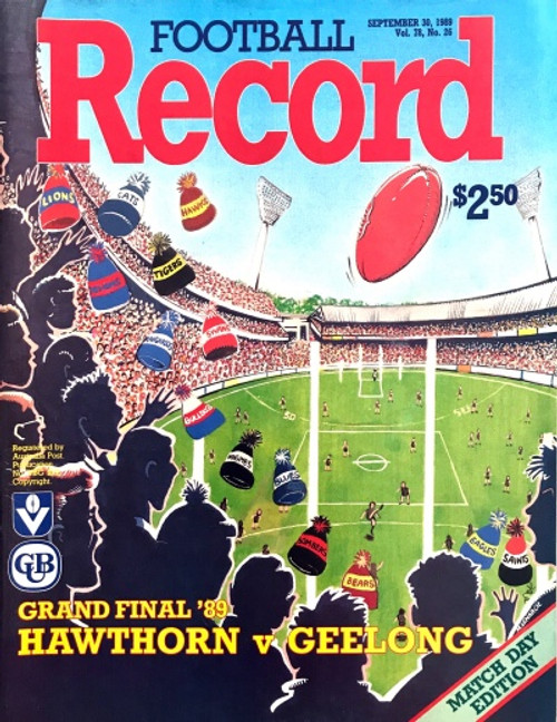 1989 HAWTHORN V GEELONG Grand Final Football Record