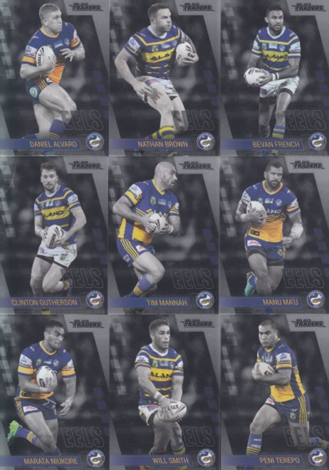 2019 NRL TRADERS PARAMATTA EELS MINI PARALLEL TEAM SET