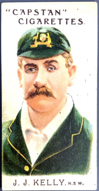 1907 Capstan Cigarettes J J KELLY NSW Australian & English Cricketers Card