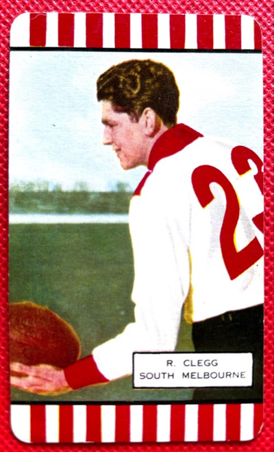 1954 Coles Card South Melbourne Swans R CLEGG