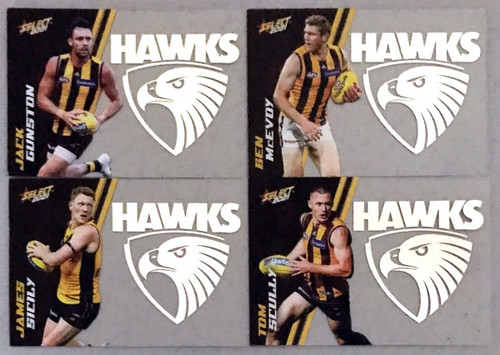 2021 AFL SELECT FOOTY STARS HAWTHORN HAWKS CLUB ACETATE SET