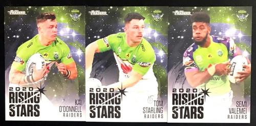 2021 NRL TLS TRADERS CANBERRA RAIDERS RISING STARS TEAM SET