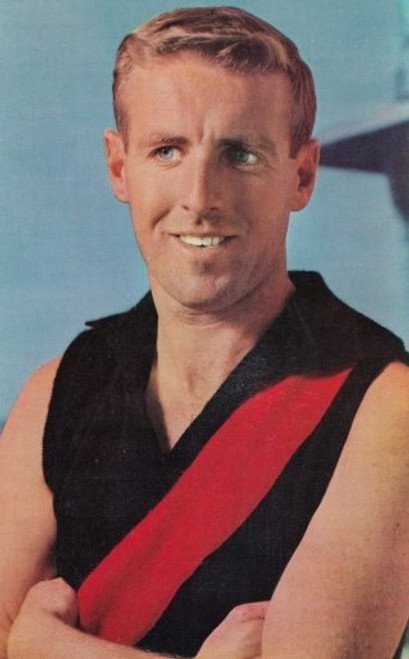 1964 Mobil Football Photos Card JOHN BIRT Essendon Bombers