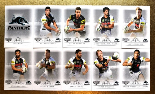 2018 NRL ELITE PENRITH PANTHERS 10 CARD (Box Card) TEAM SET