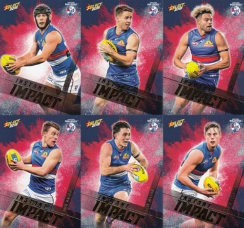 2019 AFL Footy Stars WESTERN BULLDOGS Impact Team Set