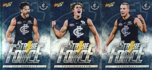 2019 AFL Footy Stars CARLTON BLUES Strike Force Cards