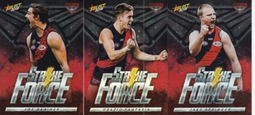 2019 AFL Footy Stars ESSENDON BOMBERS Strike Force Cards