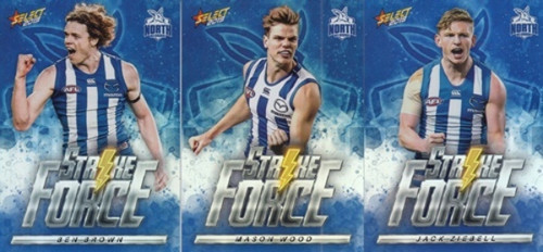 2019 AFL Footy Stars NORTH MELBOURNE KANGAROOS Strike Force Cards