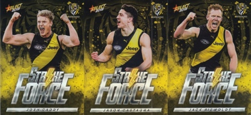 2019 AFL Footy Stars RICHMOND TIGERS Strike Force Cards