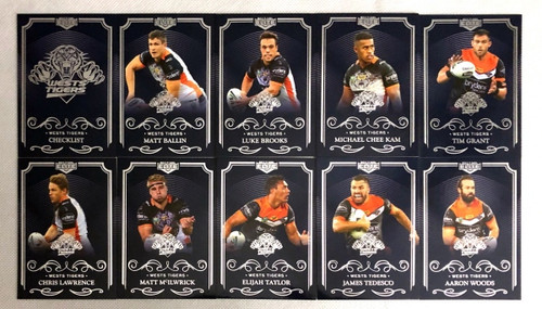 NRL TEAM CARDS - WESTS TIGERS - Page 1 - OZTRADINGCARDS & COLLECTIBLES