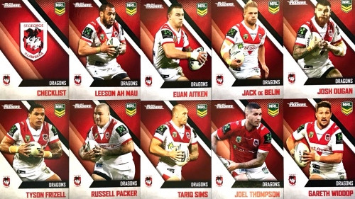 2017 NRL TRADERS SERIES SAINT GEORGE DRAGONS BASE TEAM SET