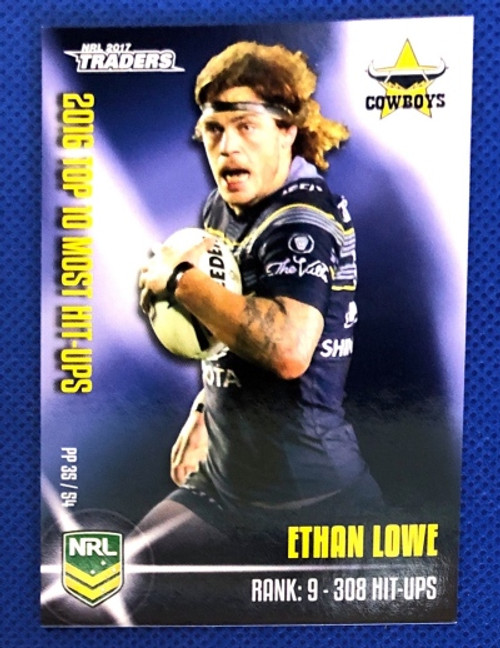 2017 NRL TRADERS ETHAN LOWE PARRAMATTA EELS PIECES OF THE PUZZLE CARD  PP35/54