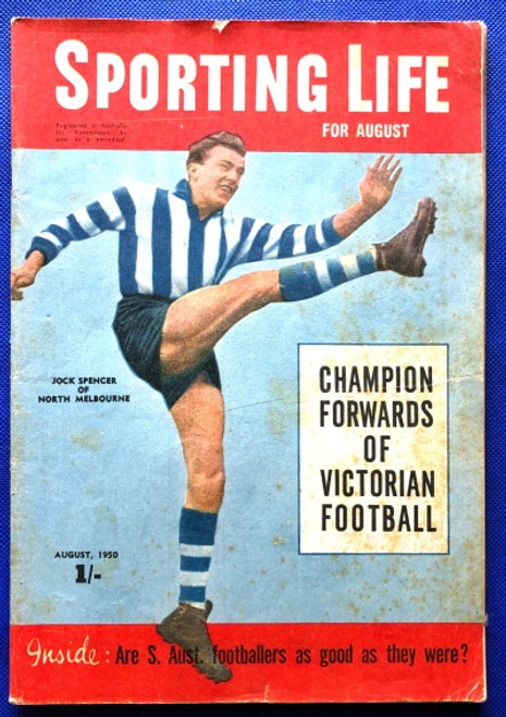 SPORTING LIFE MAGAZINE August 1950 Edition