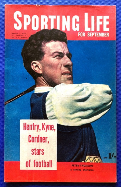 SPORTING LIFE MAGAZINE September 1949 Edition