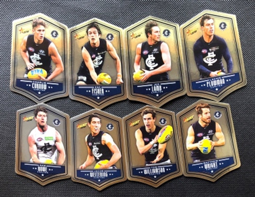 2018 AFL Select Footy Stars  CARLTON BLUES Die-Cut Team Set