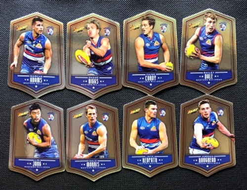 2018 AFL Select Footy Stars WESTERN BULLDOGS Die-Cut Team Set