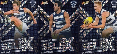 2018 AFL Select Footy Stars GEELONG CATS  Selex Set (6) Cards)