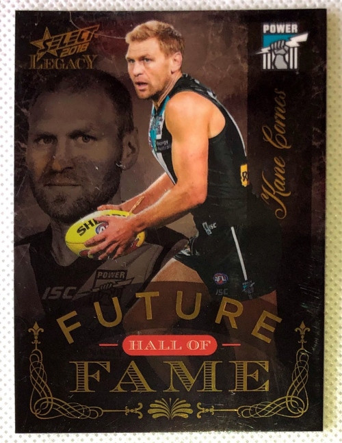 2018 AFL Legacy KANE CORNES Port Adelaide Power Future Hall of Fame Card #1