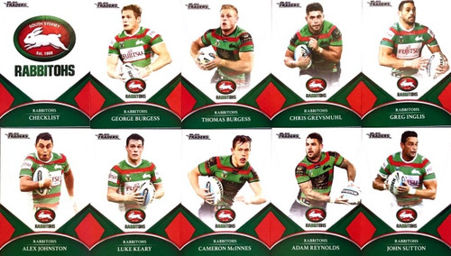 2016 NRL TRADERS SOUTH SYDNEY RABBITOHS BASE TEAM SET