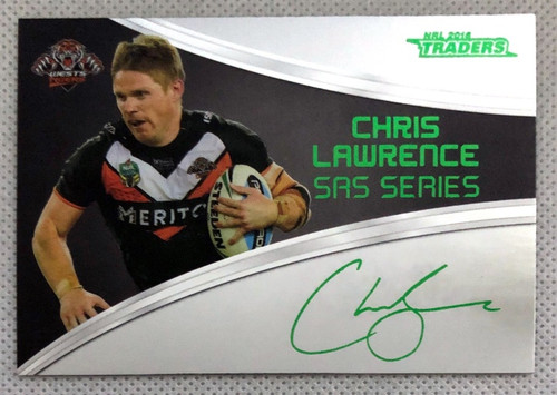 NRL Samboy The Footy Frames Tazo ~ Chris Lawrence ~ Wests Tigers