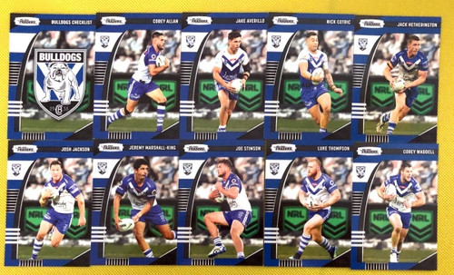 2022 TLA NRL TRADERS CANTERBURY BULLDOGS BASE TEAM SET