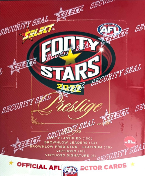 2022 FOOTY STARS PRESTIGE FACOTRY SEALED BOX