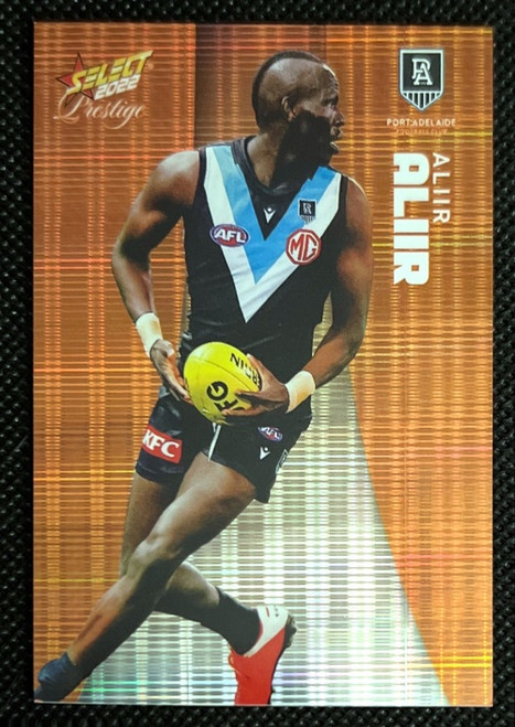 2022 AFL SELECT PRESTIGE ALIIR ALIIR PORT ADELAIDE POWER ORANGE PARALLEL CARD  106/210