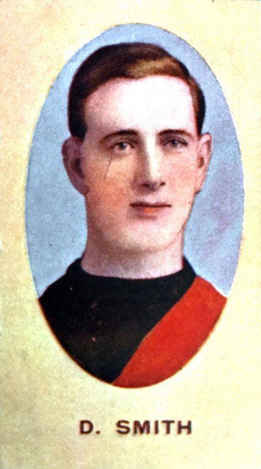 1910 Sniders & Abrahams E Series Essendon Bombers D SMITH Cigarette Card