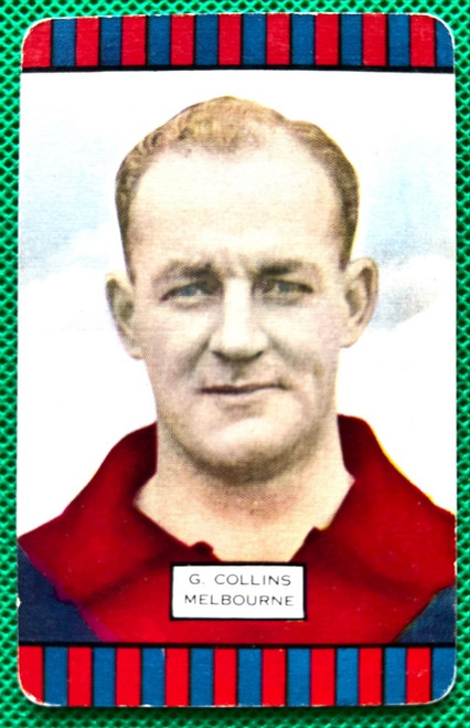 1954 Series 2 Coles Card Melbourne Demons G COLLINS