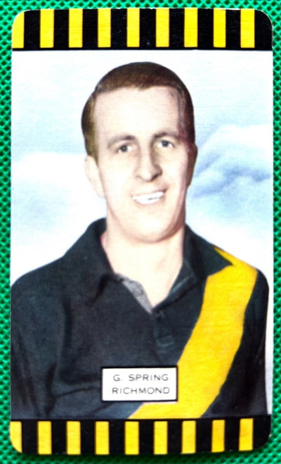 1954 Series 2 Coles Card Richmond Tigers G SPRING