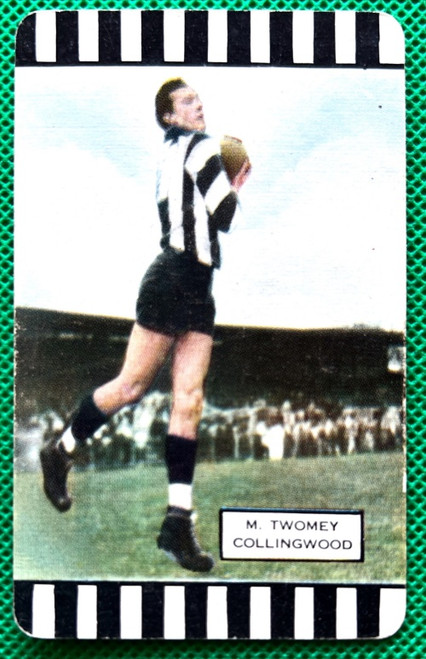 1954 Series 2 Coles Card Collingwood Magpies M TWOMEY