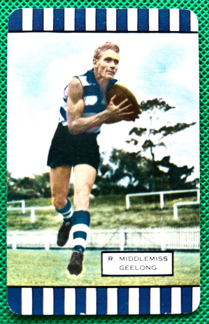 1954 Series 2 Coles Card Geelong Cats R MIDDLEMISS