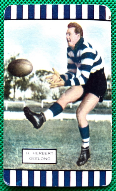 1954 Series 2 Coles Card Geelong Cats H HERBERT