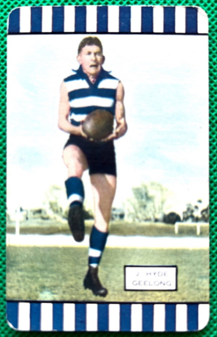 1954 Series 2 Coles Card Geelong Cats J HYDE